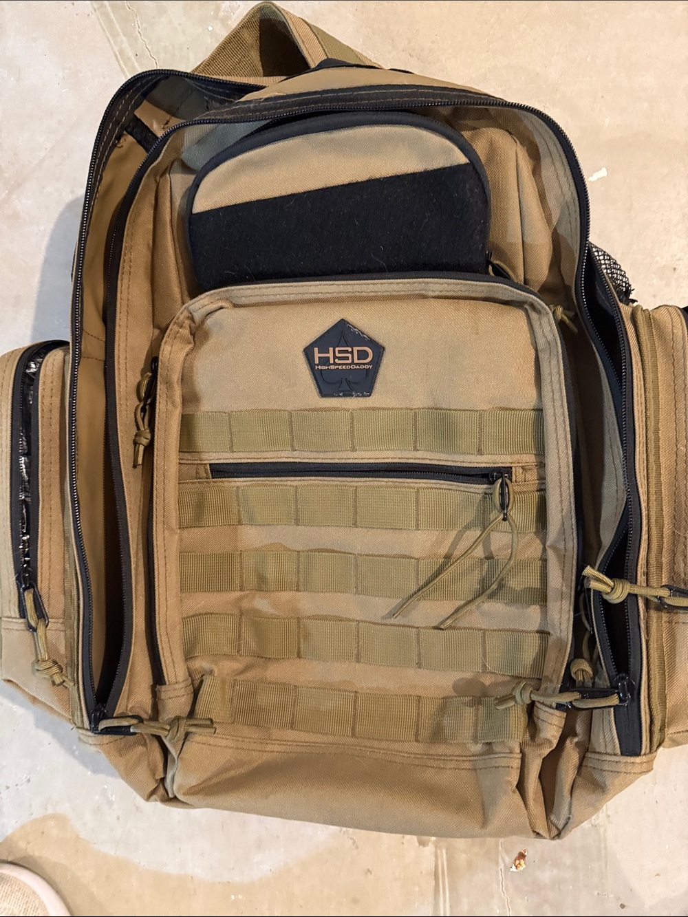 High speed diaper bag